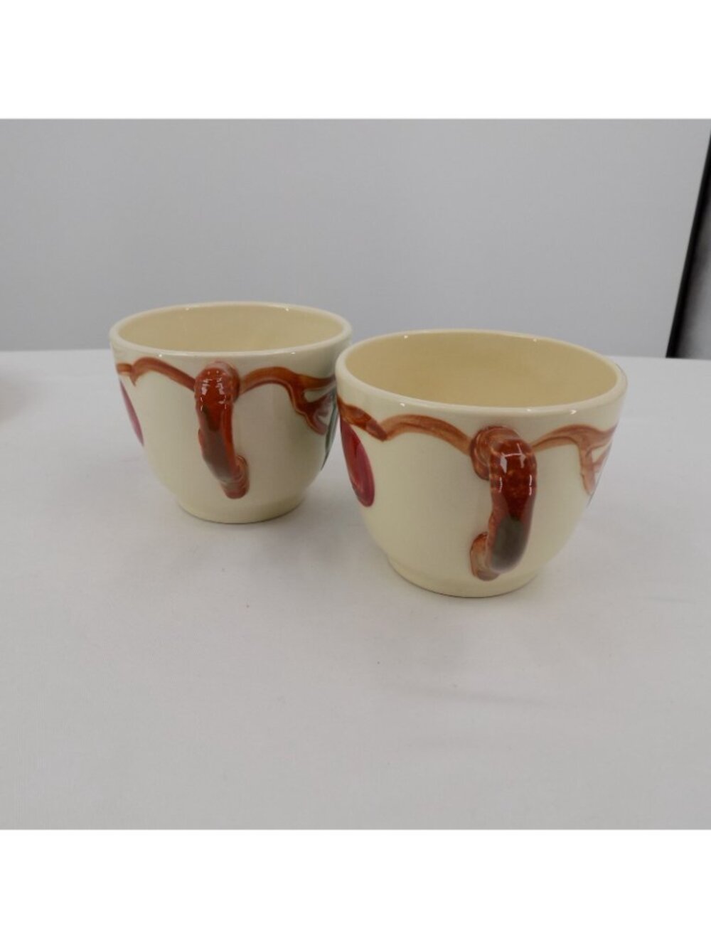 Set of 2 Franciscan Apple Cup & Saucer Set Mixed USA Backstamps Vintage - Picture 9 of 11